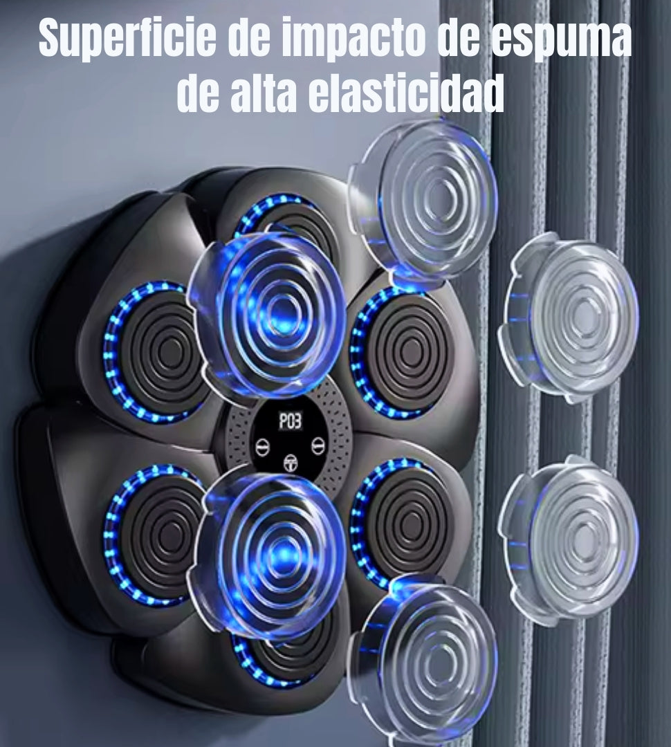 KO.PAD 2025 - Panel de Boxeo Musical Bluetooth + Guantillas MMA Profesionales de Regalo