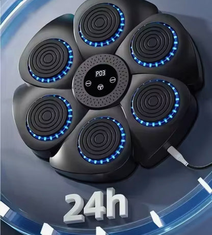 KO.PAD 2025 - Panel de Boxeo Musical Bluetooth + Guantillas MMA Profesionales de Regalo