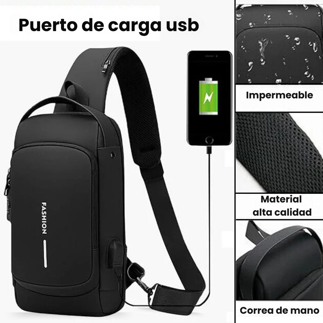 LOCKSAFE®-Mochila Antirrobo con USB