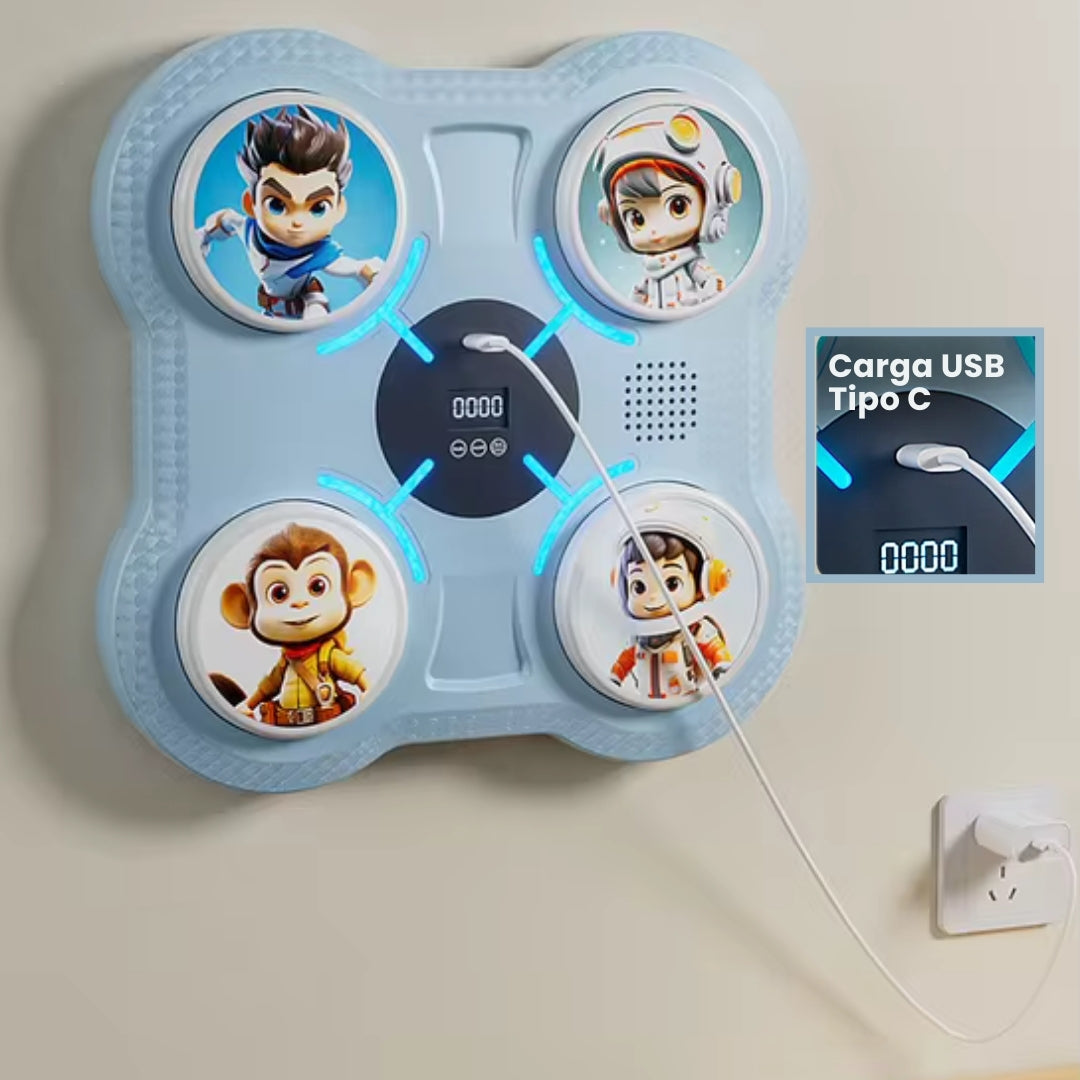 KO.PAD - Panel de Boxeo Musical Bluetooth Infantil + Guantes de Regalo (copia)