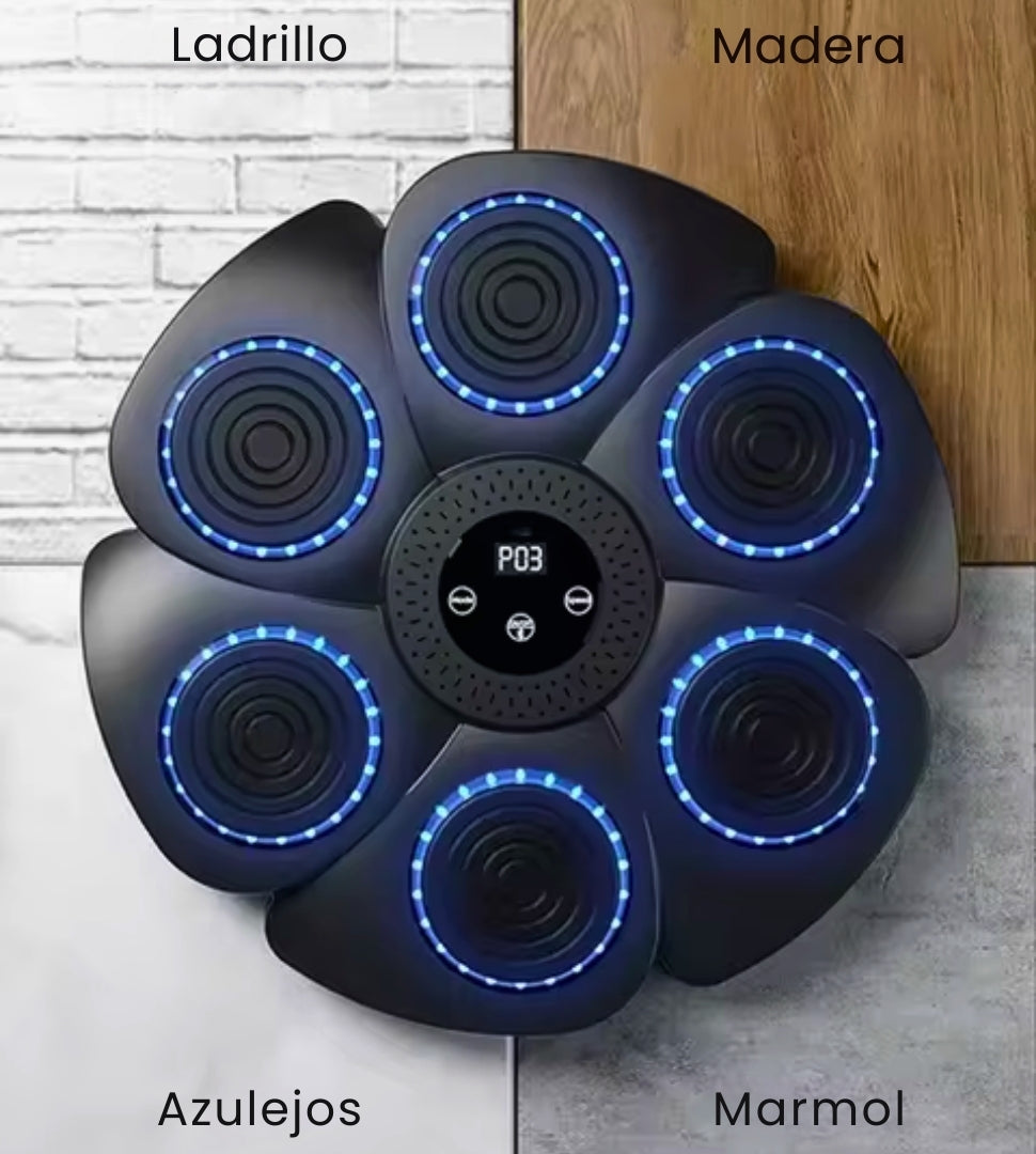 KO.PAD 2025 - Panel de Boxeo Musical Bluetooth + Guantillas MMA Profesionales de Regalo