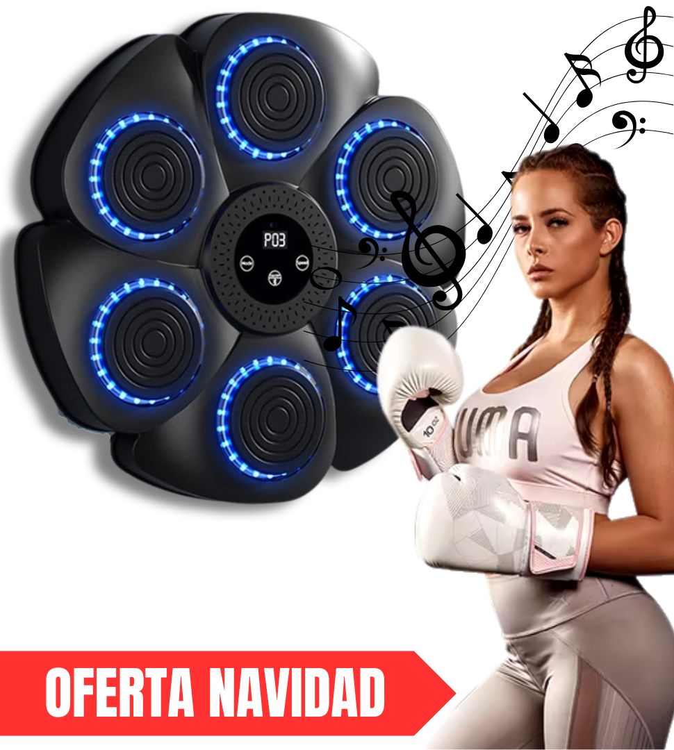 KO.PAD 2025 - Panel de Boxeo Musical Bluetooth + Guantillas MMA Profesionales de Regalo